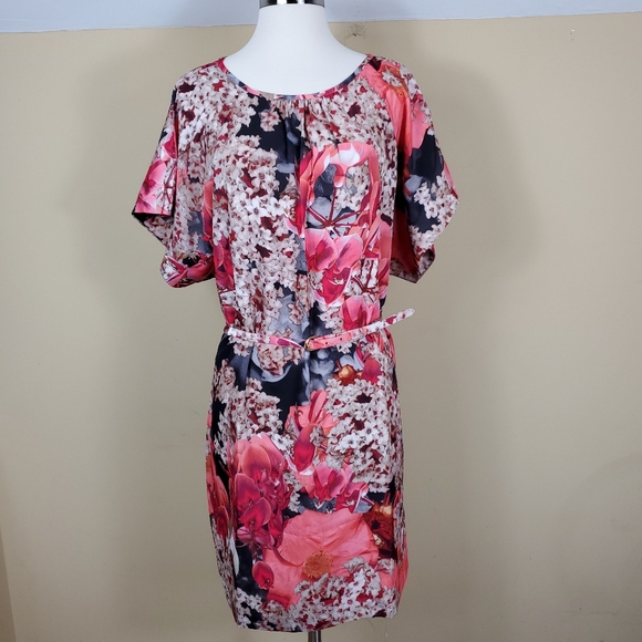 Ted Baker Pink Floral Dress - Picture 2 of 8